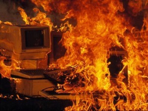 computer fire