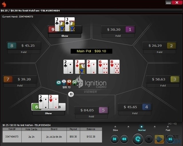 download poker hands from ignition casino