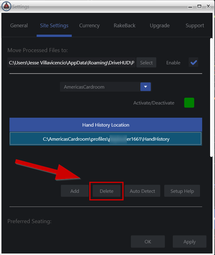 poker copilot hud not showing america cards room