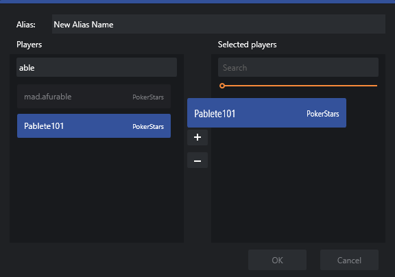 create player alias