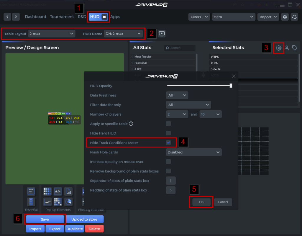 How to Remove the Track Conditions Meter | DriveHUD 2